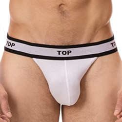 Barcode Berlin Jockstrap Top Blanc
